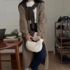 Retro soft and fluffy cardigan for women's autumn and winter new loose and laid-back style, knee-length knitted coat top for women Application Scenario